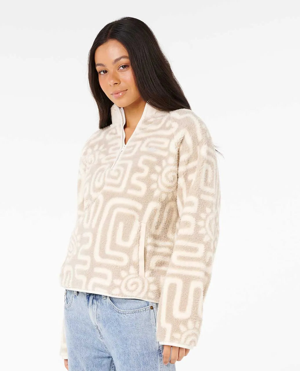 Rip Curl Sunset Luau Polar 1/4 Cremallera Mujer