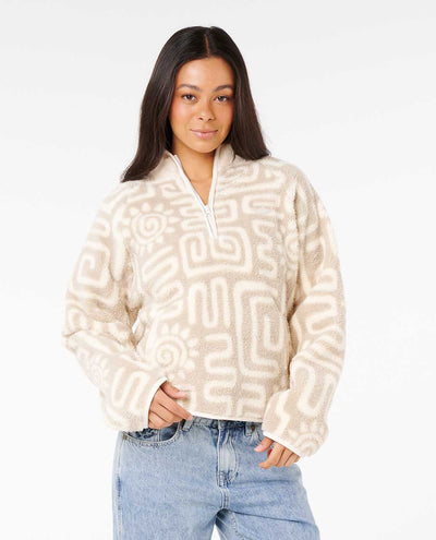 Rip Curl Sunset Luau Polar 1/4 Cremallera Mujer