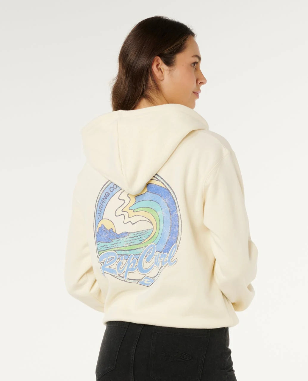 Rip Curl Lay Day Relaxed Zip Through Sudadera Con Cremallera y Capucha Mujer