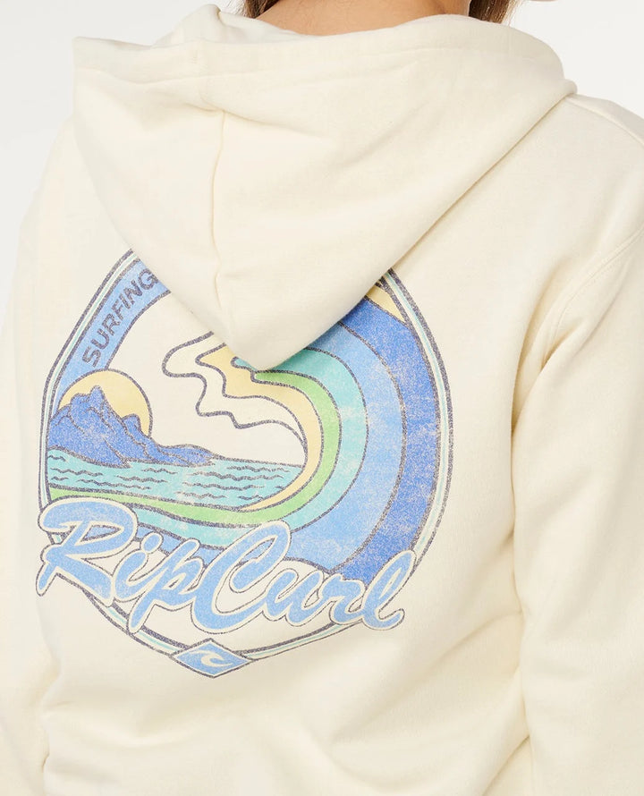 Rip Curl Lay Day Relaxed Zip Through Sudadera Con Cremallera y Capucha Mujer