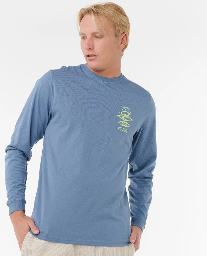 Rip Curl Search Icon Tee Camiseta Manga Larga Hombre