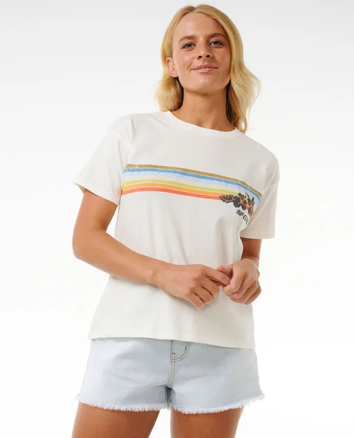 Rip Curl Hoffman V Neck Tee Camiseta Mujer