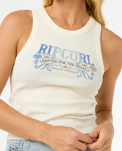 Rip Curl Luna Ribbed Tank Camiseta Tirantes Mujer