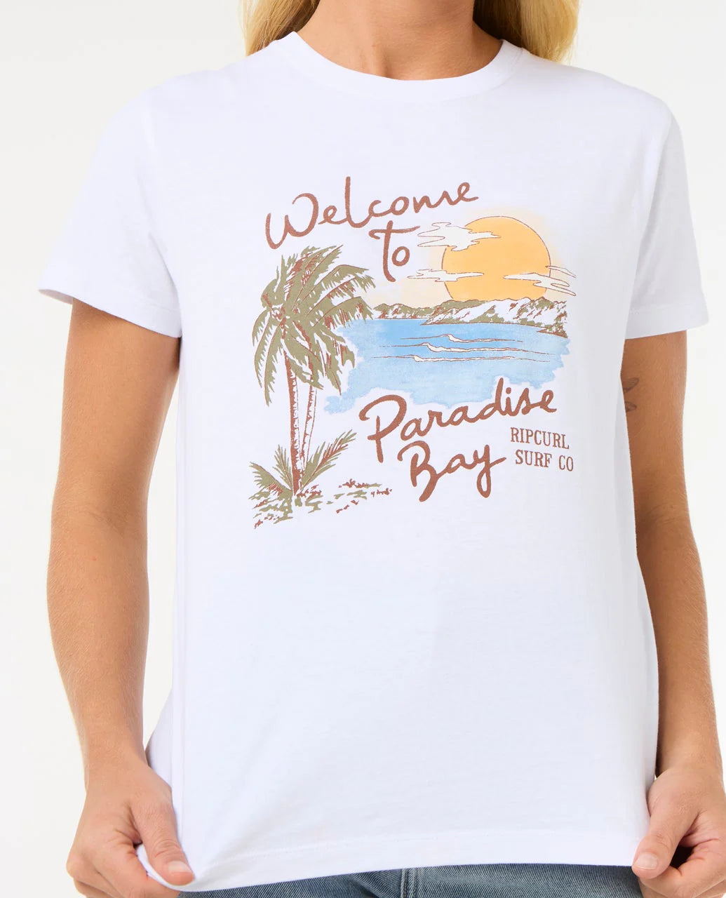 Rip Curl Paradise Bay Standard Camiseta De Mujer