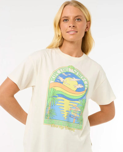 Rip Curl Sun & Sea Relaxed Tee Camiseta Mujer