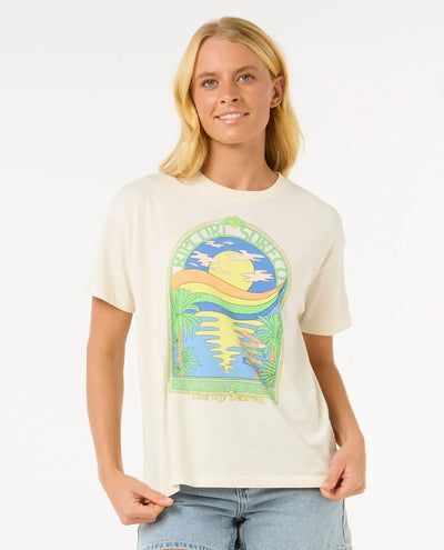 Rip Curl Sun & Sea Relaxed Tee Camiseta Mujer