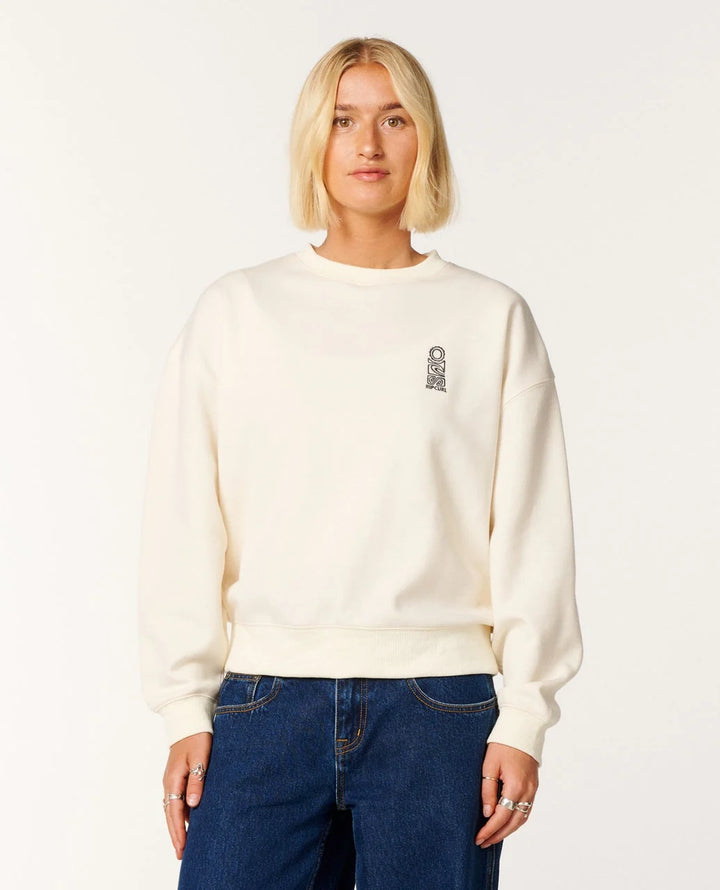 Rip Curl Search Series Vaporcool Sudadera de cuello redondo Mujer
