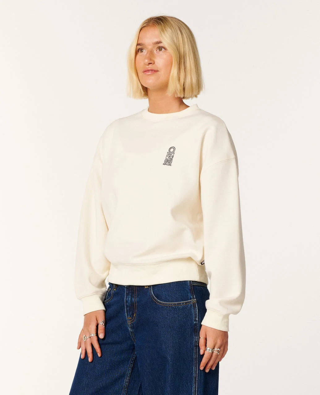 Rip Curl Search Series Vaporcool Sudadera de cuello redondo Mujer