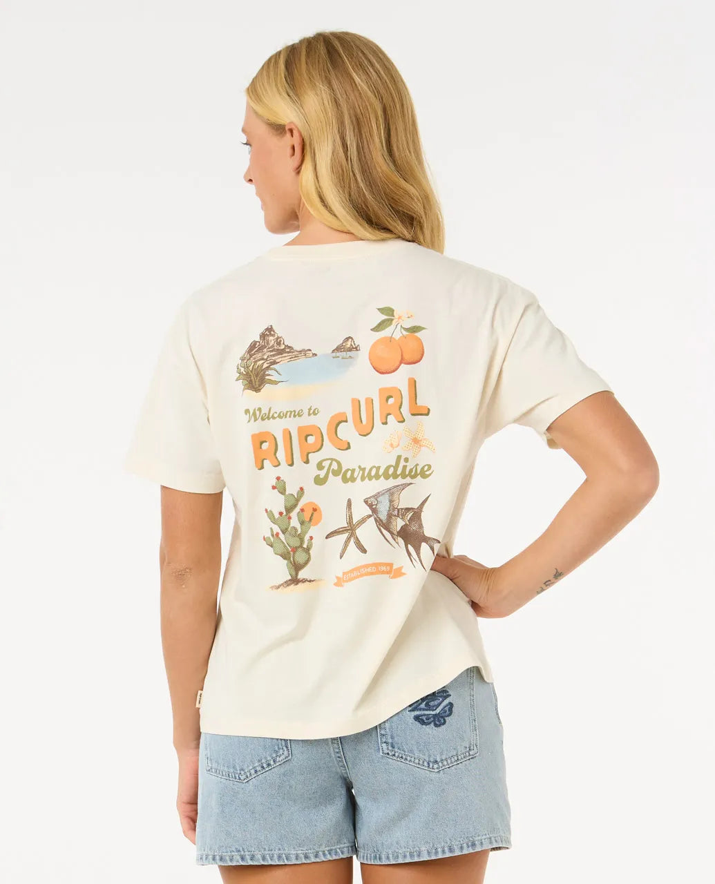 Rip Curl Relax Cala Vadella  Tee Camiseta Mujer