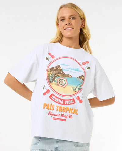 Rip Curl  Cove Heritage Camiseta Mujer
