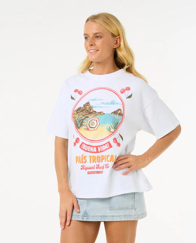 Rip Curl  Cove Heritage Camiseta Mujer