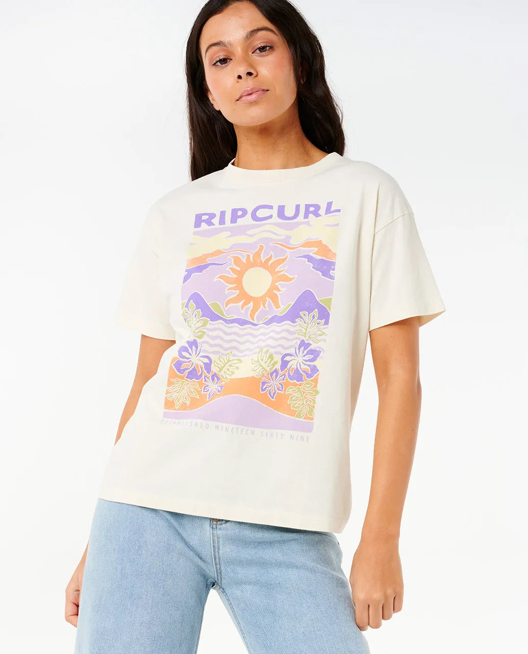 Rip Curl  Dune Dancer Relaxed Camiseta Mujer