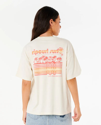 Rip Curl Neon Isles Heritage Tee Camiseta Mujer