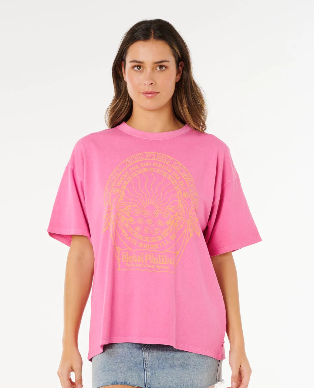 Rip Curl Hotel Malibu Heritage Tee Camiseta Mujer
