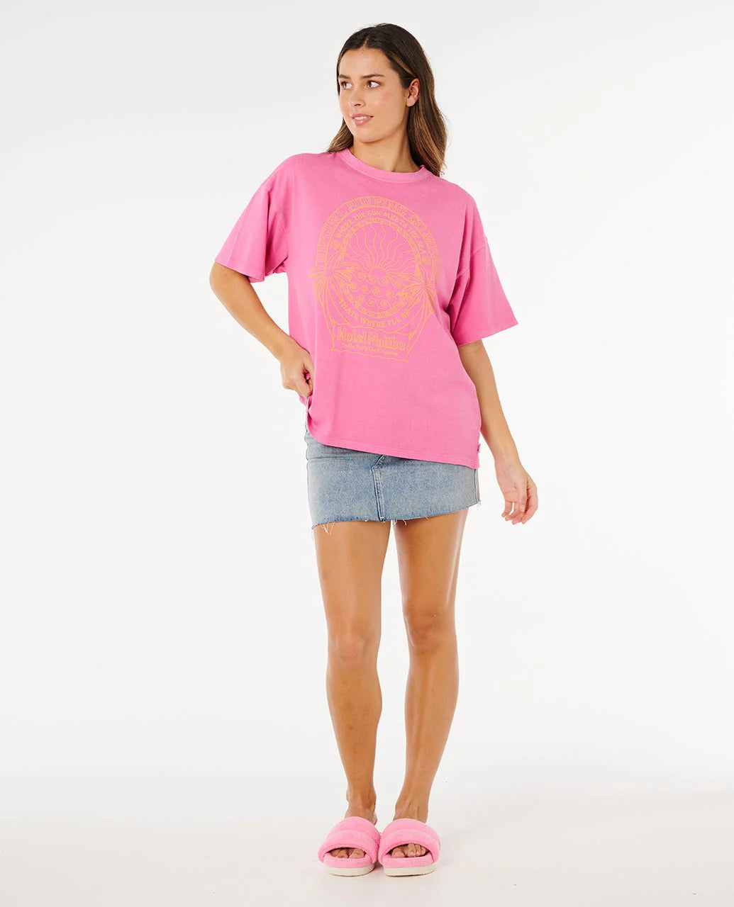Rip Curl Hotel Malibu Heritage Tee Camiseta Mujer