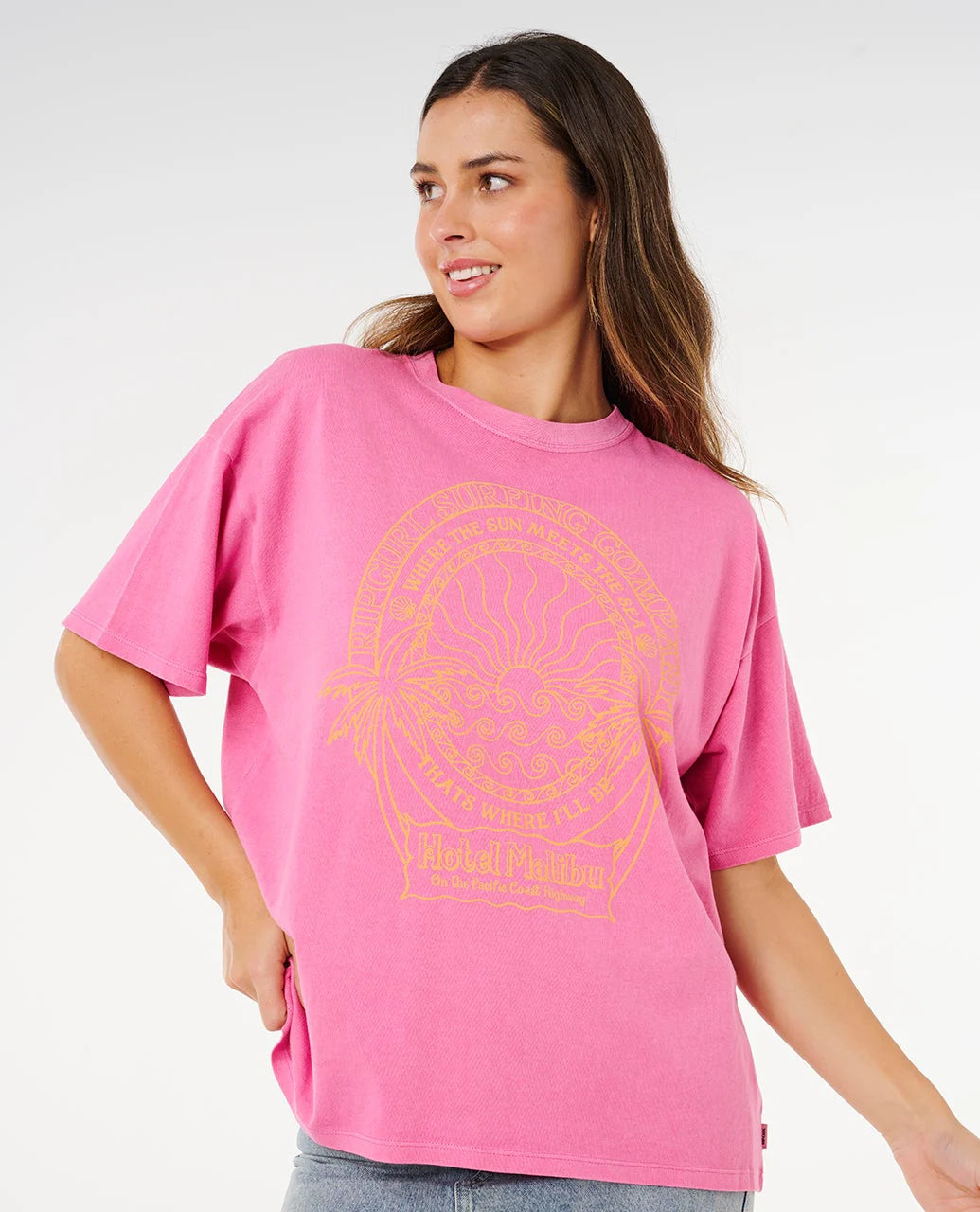 Rip Curl Hotel Malibu Heritage Tee Camiseta Mujer