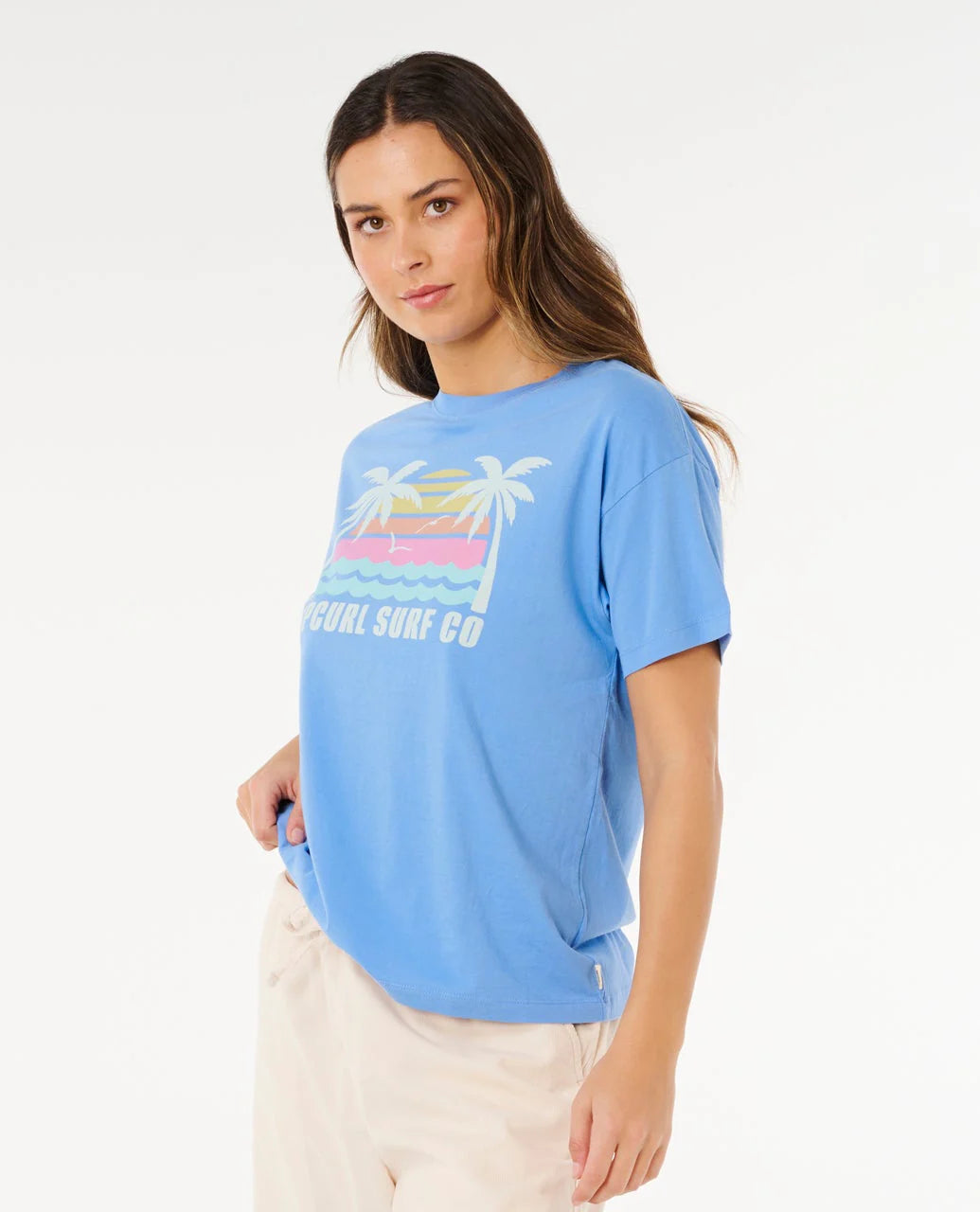 Rip Curl Malibu Relaxed Camiseta Mujer