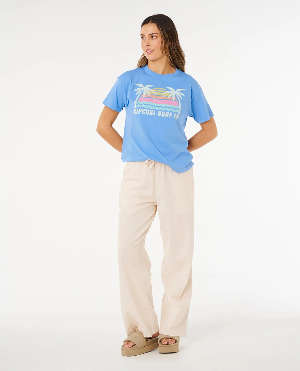 Rip Curl Malibu Relaxed Camiseta Mujer