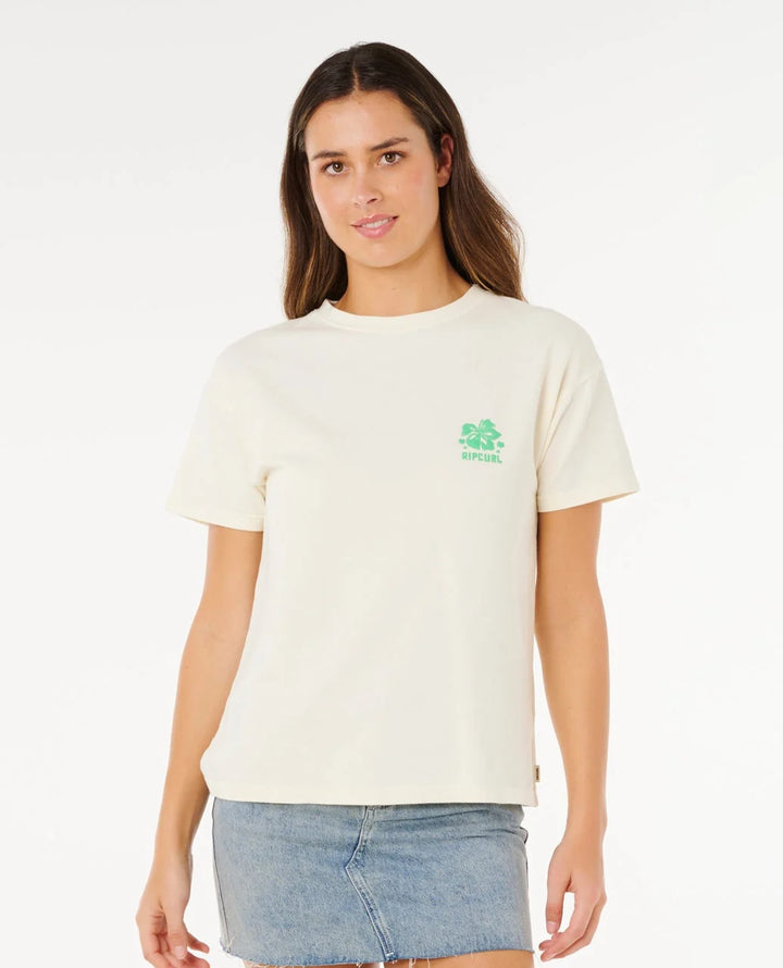 Rip Curl Surf Puff Party Pack Relaxed Tee Camiseta Mujer