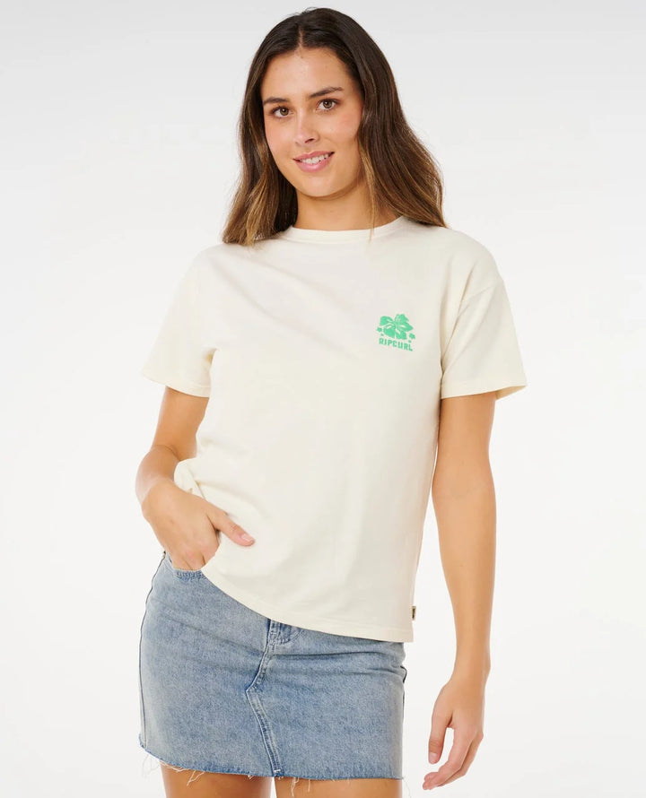 Rip Curl Surf Puff Party Pack Relaxed Tee Camiseta Mujer