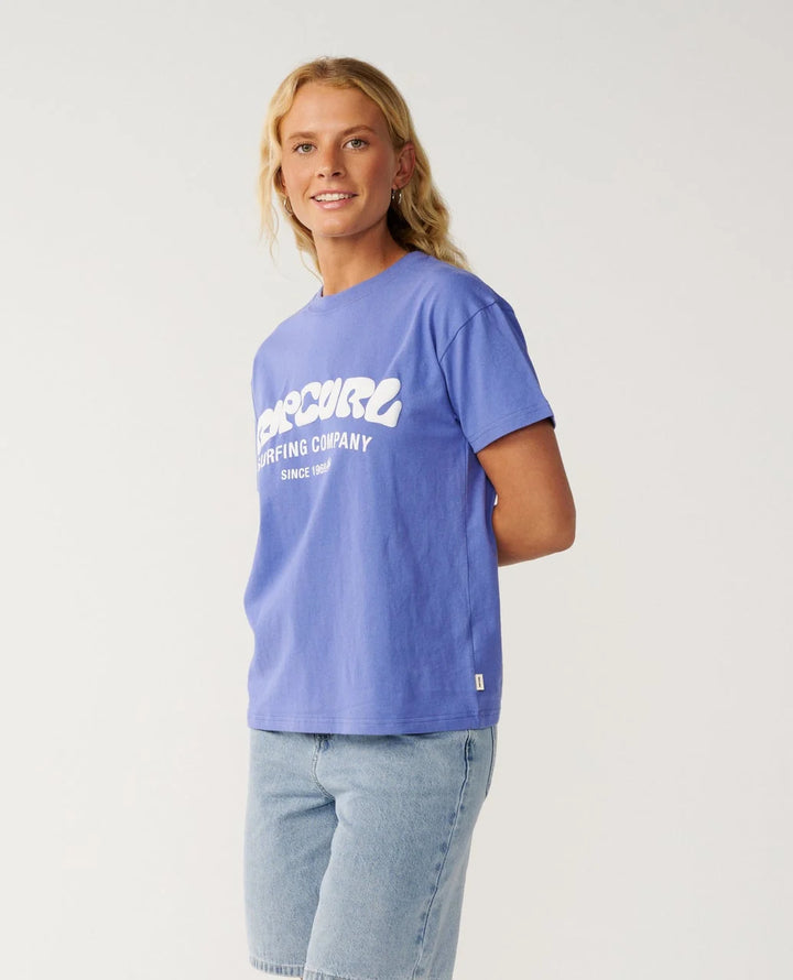 Rip Curl Surf Puff Party Pack Relaxed Tee Camiseta Mujer