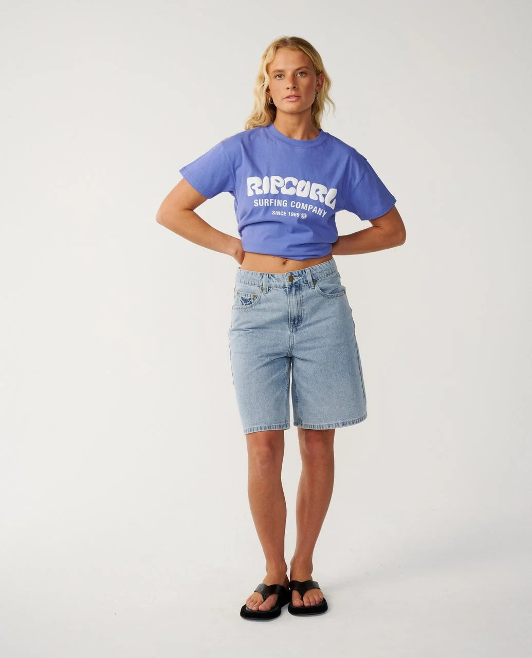 Rip Curl Surf Puff Party Pack Relaxed Tee Camiseta Mujer
