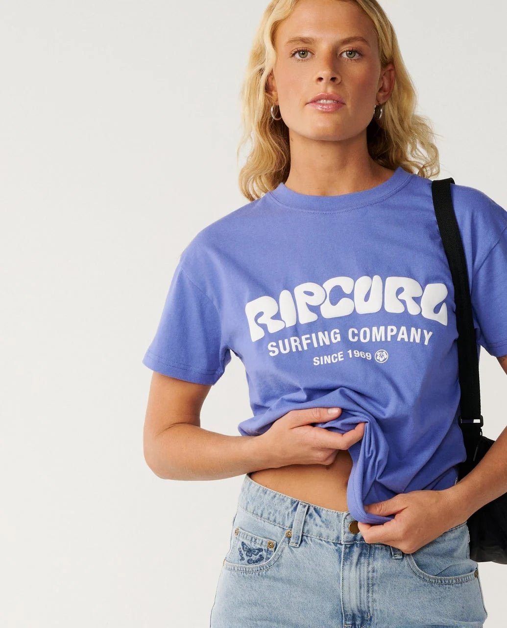 Rip Curl Surf Puff Party Pack Relaxed Tee Camiseta Mujer