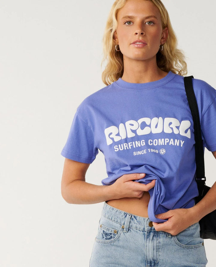Rip Curl Surf Puff Party Pack Relaxed Tee Camiseta Mujer