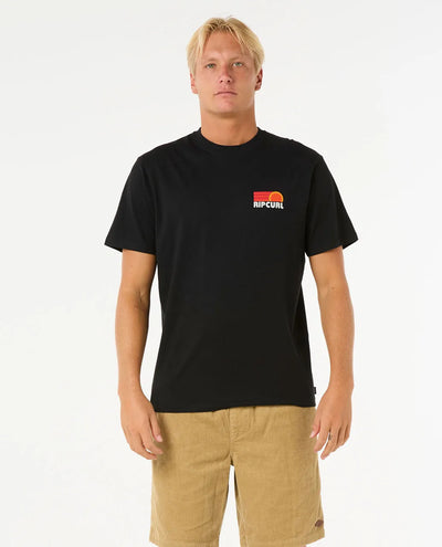 Rip Curl Surf Revival Stacked Tee Camiseta Hombre