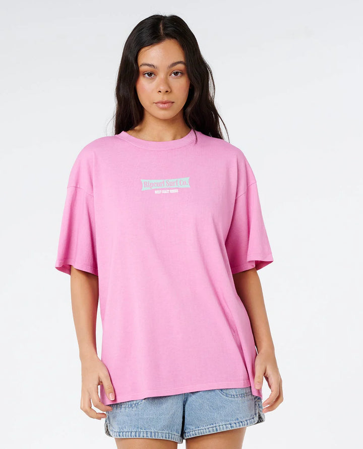 Rip Curl West Coast Heritage Tee Camiseta Mujer