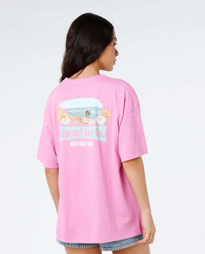 Rip Curl West Coast Heritage Tee Camiseta Mujer