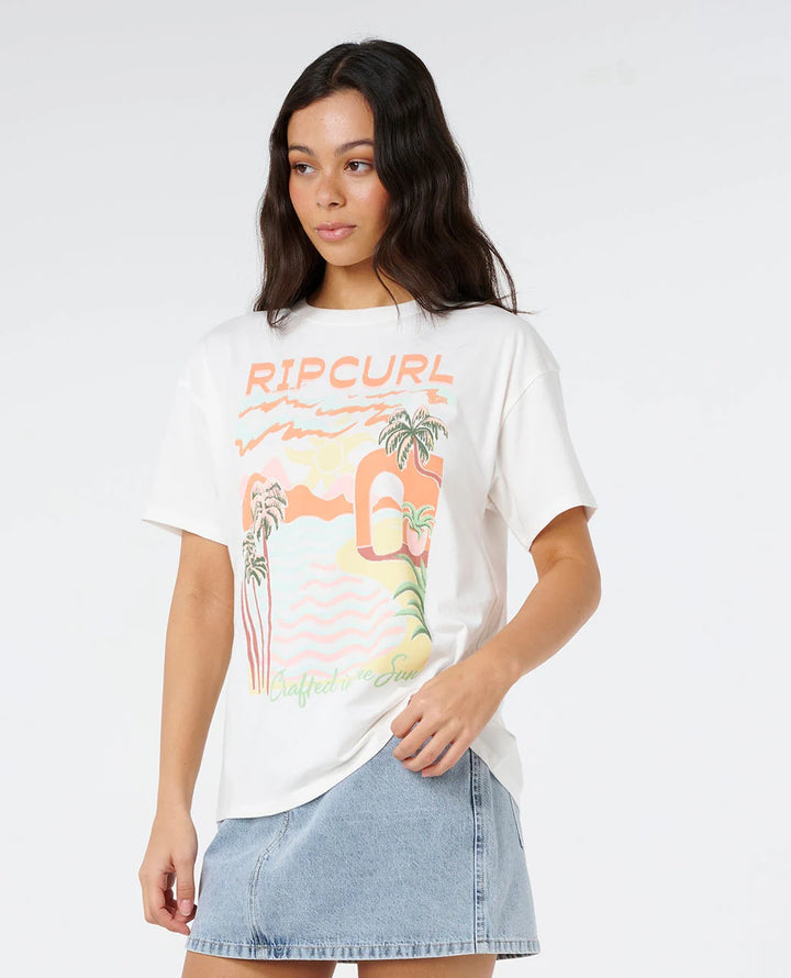 Rip Curl Half Moon Bay Relaxed Tee Camiseta Mujer