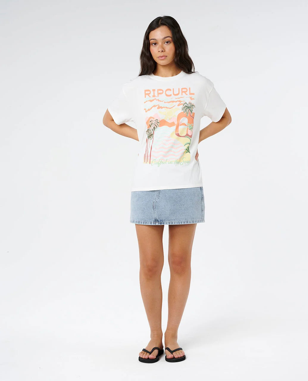 Rip Curl Half Moon Bay Relaxed Tee Camiseta Mujer