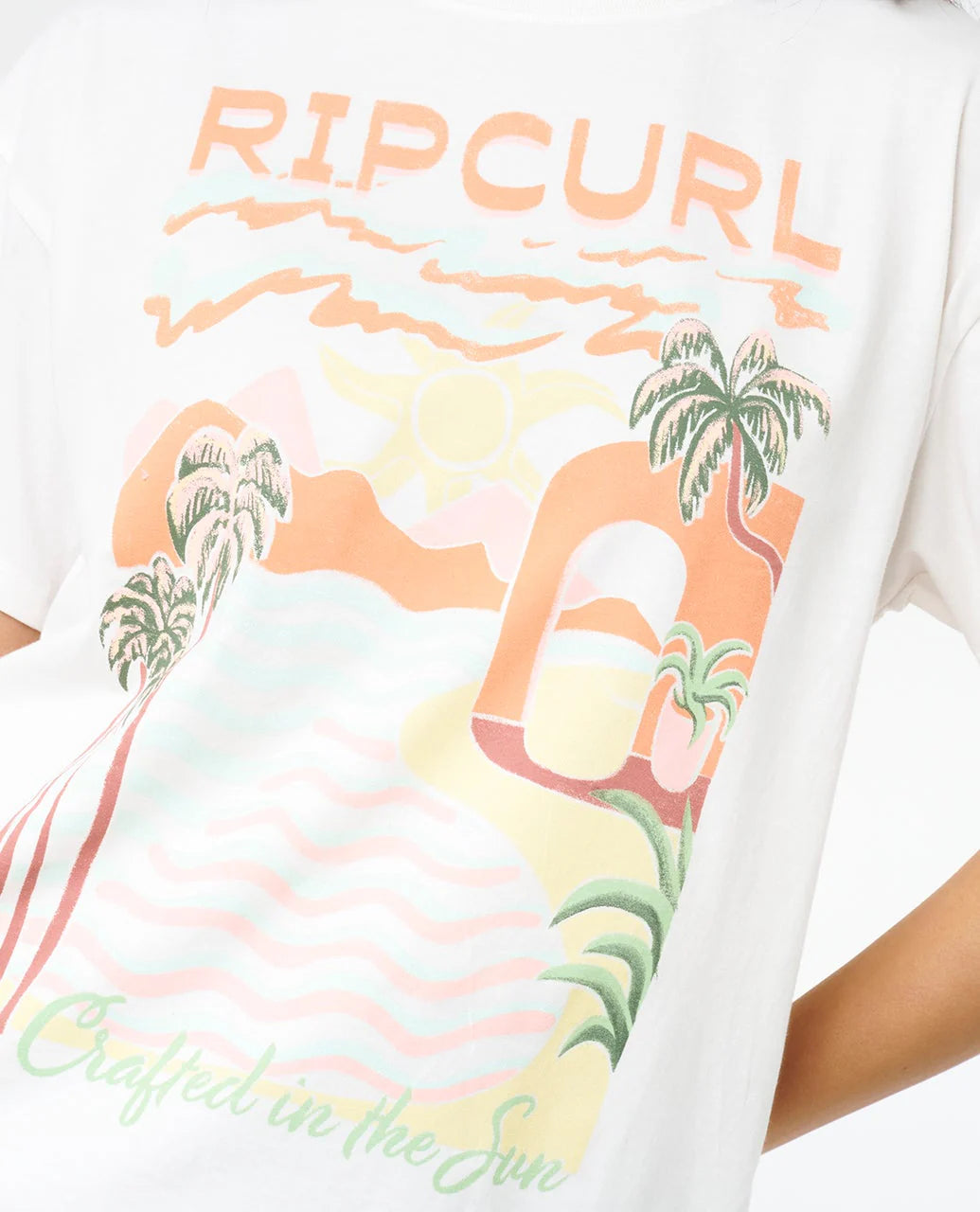 Rip Curl Half Moon Bay Relaxed Tee Camiseta Mujer