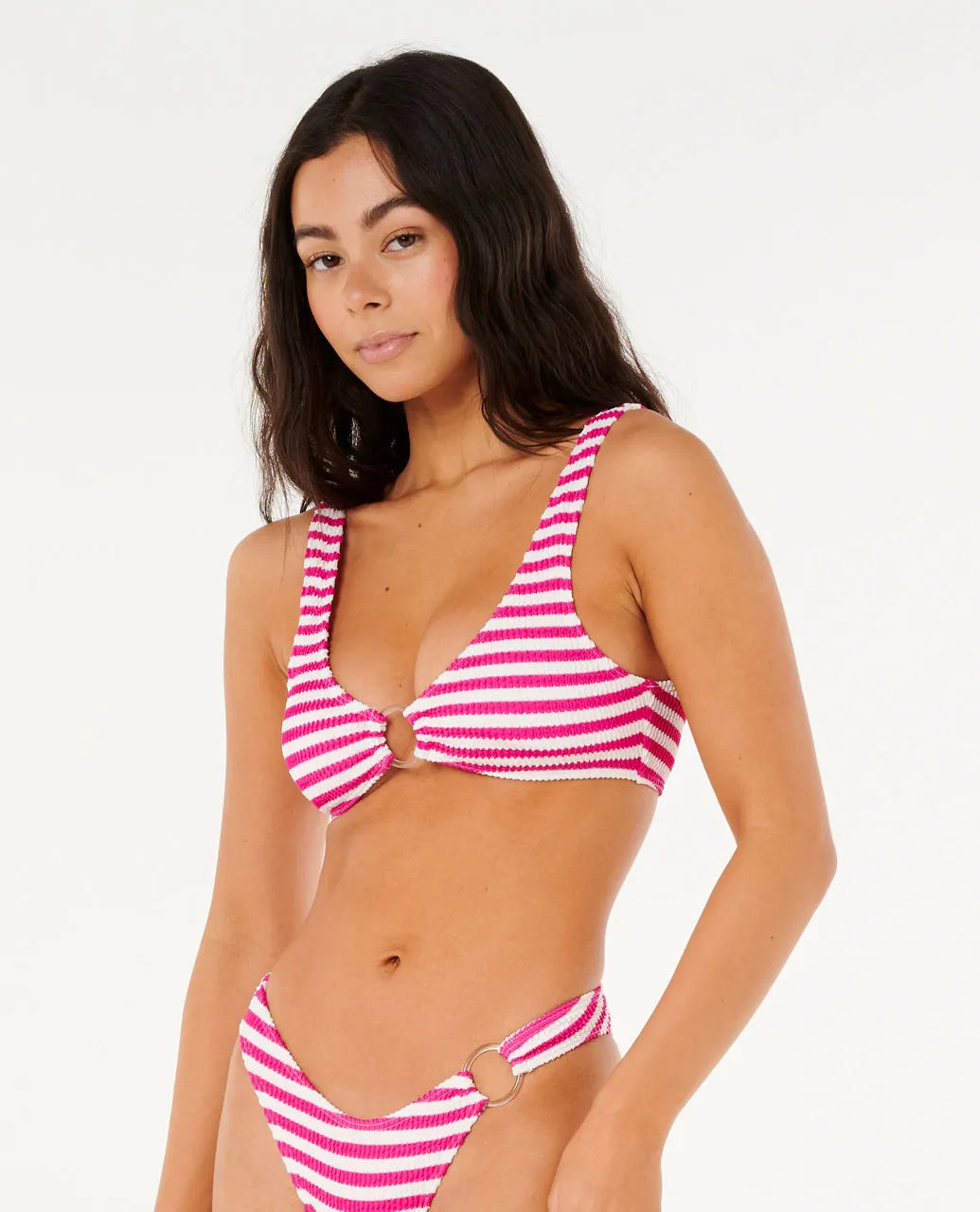 Rip Curl Es Vedra Stripe Crop Top Bikini