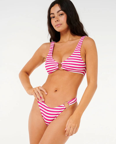 Rip Curl Es Vedra Stripe Crop Top Bikini