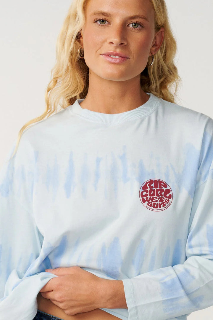 Rip Curl Stephanie Gilmore Tie Dye LS Tee Camiseta Mujer Manga Larga
