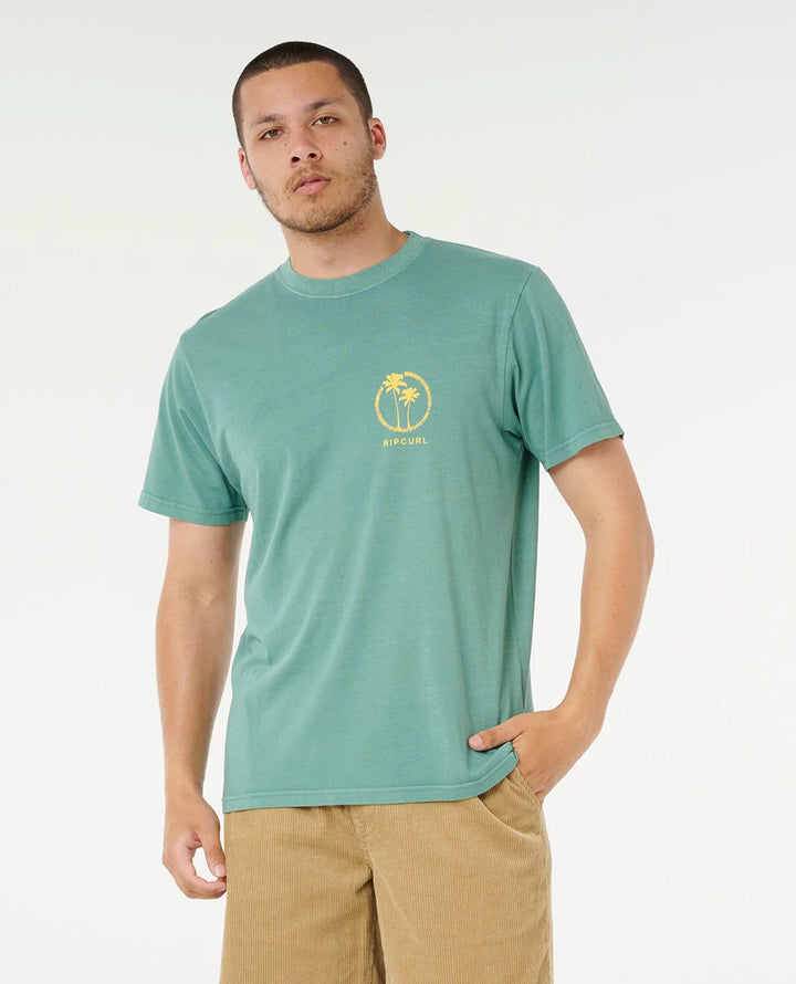 Rip Curl Mod Cali Two Palms Camiseta Hombre