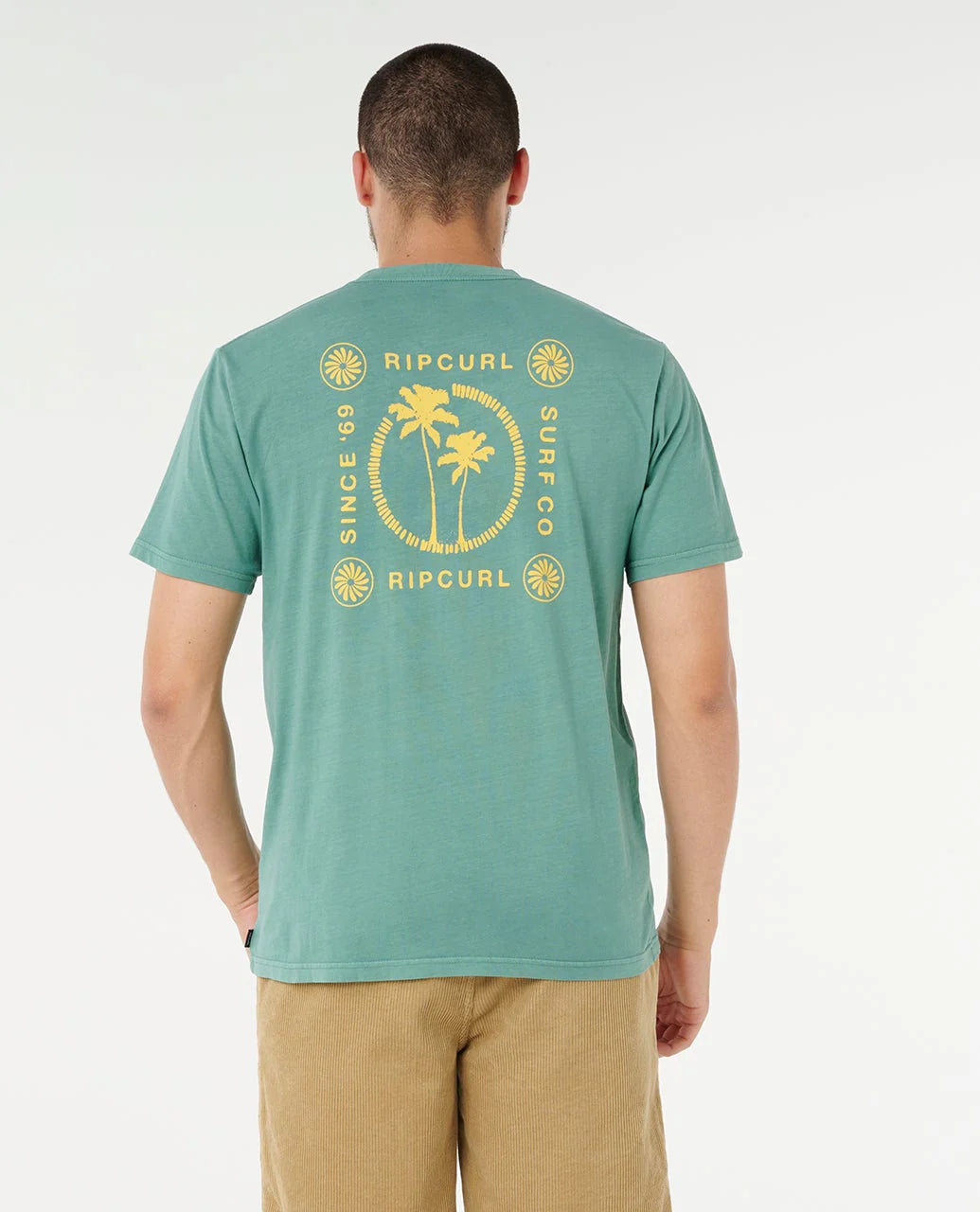 Rip Curl Mod Cali Two Palms Camiseta Hombre