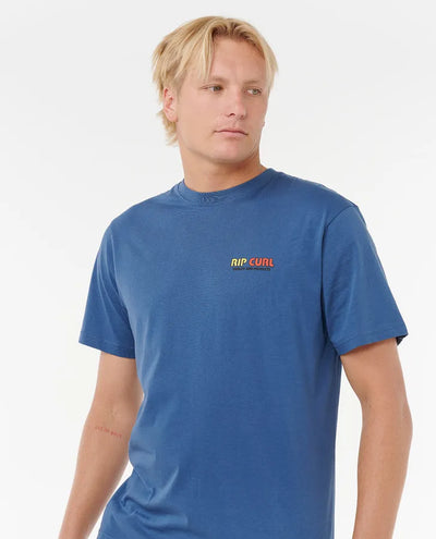 Rip Curl Surf Revival Lined Up Camiseta Hombre