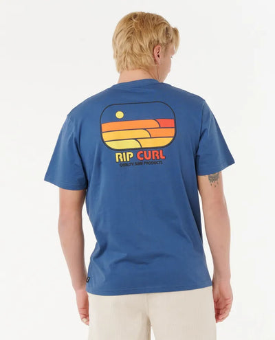 Rip Curl Surf Revival Lined Up Camiseta Hombre