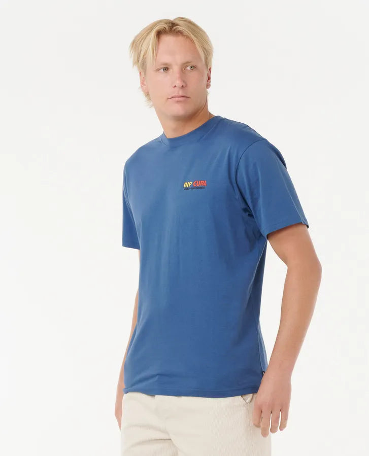 Rip Curl Surf Revival Lined Up Camiseta Hombre