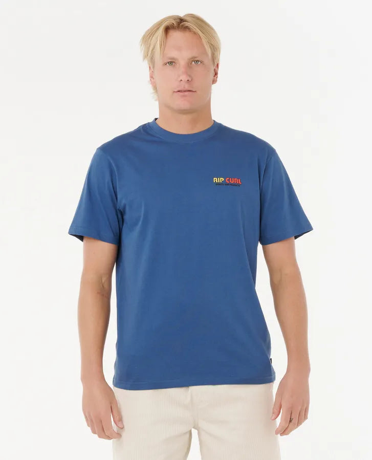 Rip Curl Surf Revival Lined Up Camiseta Hombre