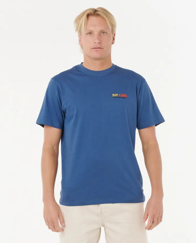 Rip Curl Surf Revival Lined Up Camiseta Hombre
