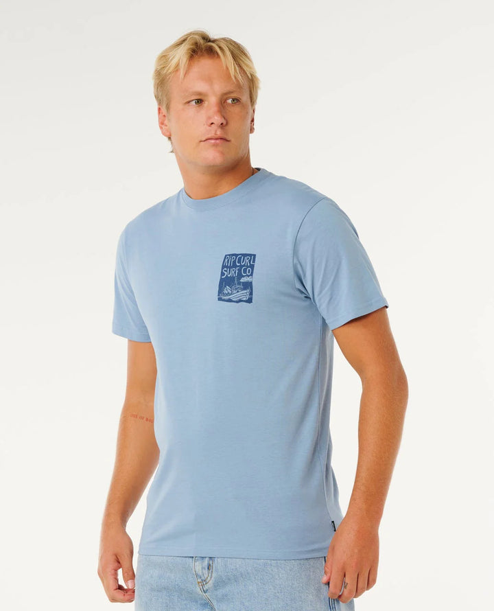 Rip Curl Keep On Trucking SS Camiseta Hombre