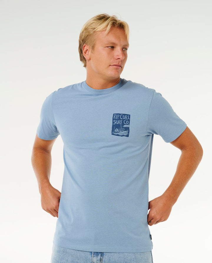Rip Curl Keep On Trucking SS Camiseta Hombre