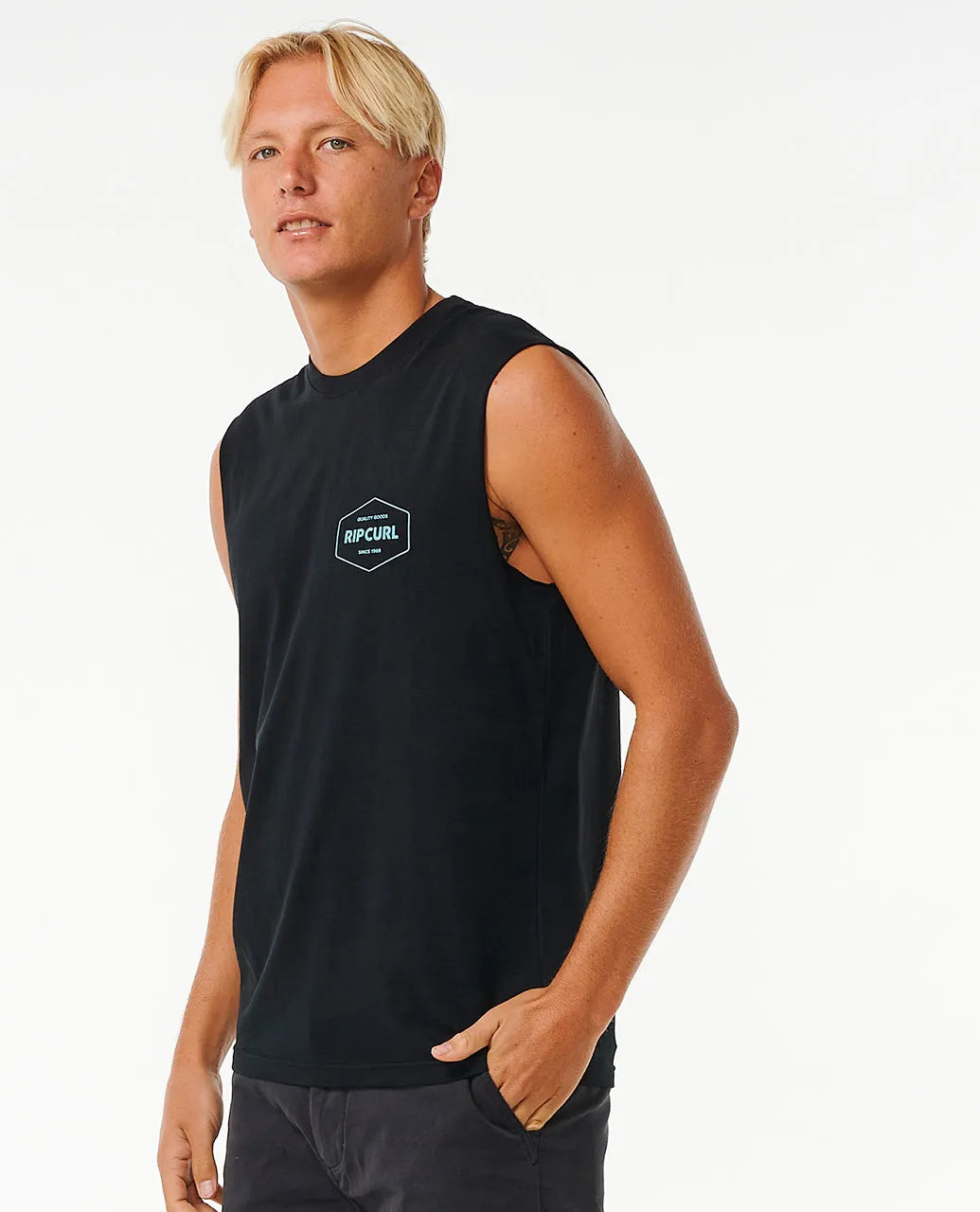 Rip Curl Stapler Muscle Camiseta sin Mangas Hombre