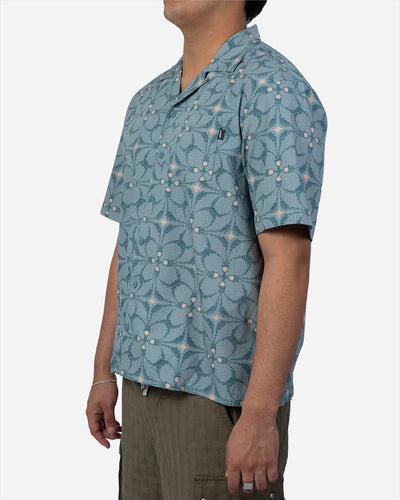 Lost Nifty Woven Sea Fog Camisa