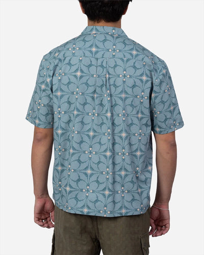 Lost Nifty Woven Sea Fog Camisa