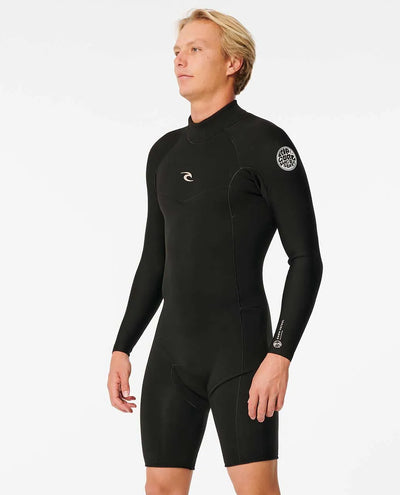 Rip Curl Dawn Patrol 2mm Back Zip Long Sleeve Neopreno Corto  Hombre